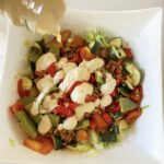 Roast Vegetable Salad with Tahini Dressing