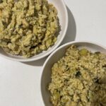 Seafood brown rice risotto